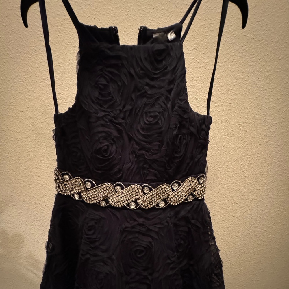 Dark blue dress